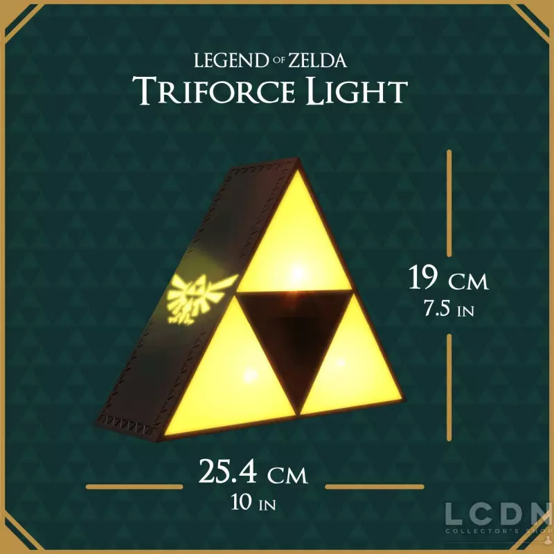 The Legend of Zelda Light Tri-Force 20cm