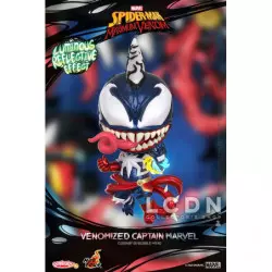 Hot Toys COSB767 Spider-Man Maximum Venom Venomized Captain Marvel Cosbaby (S) Bobble-Head