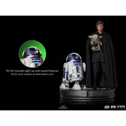 Star Wars The Mandalorian Legacy Replica Statue 1/4 Luke Skywalker, R2-D2, and Grogu 53cm