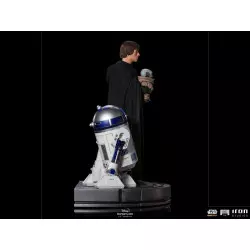 Star Wars The Mandalorian Legacy Replica Statue 1/4 Luke Skywalker, R2-D2, and Grogu 53cm
