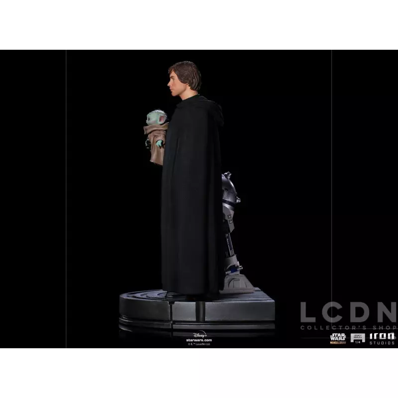 Star Wars The Mandalorian Legacy Replica Statue 1/4 Luke Skywalker, R2-D2, and Grogu 53cm