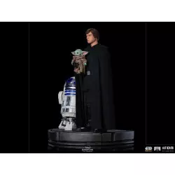 Star Wars The Mandalorian Legacy Replica Statue 1/4 Luke Skywalker, R2-D2, and Grogu 53cm
