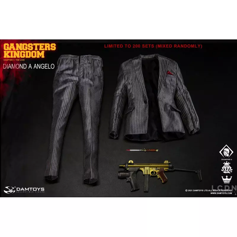 Gangsters Kingdom Collectible Action Figurine 1/6 Diamond A Angelo Damtoys GK023