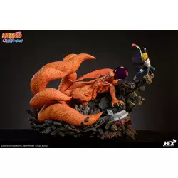Naruto Shippuden Battle of destiny Statue Namikaze Minato vs Kurama HEX Collectibles 58cm