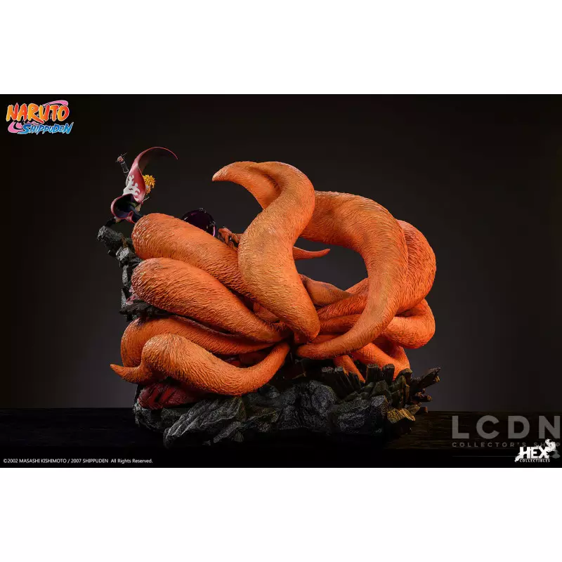 Naruto Shippuden Battle of destiny Statue Namikaze Minato vs Kurama HEX Collectibles 58cm