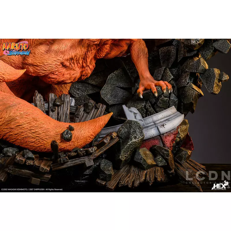 Naruto Shippuden Battle of destiny Statue Namikaze Minato vs Kurama HEX Collectibles 58cm