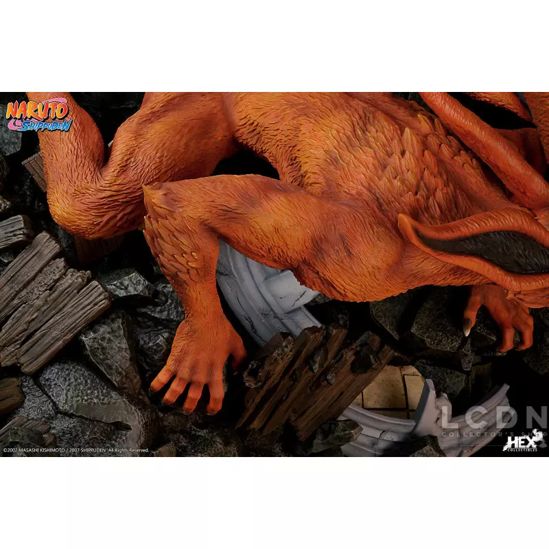 Naruto Shippuden Battle of destiny Statue Namikaze Minato vs Kurama HEX Collectibles 58cm