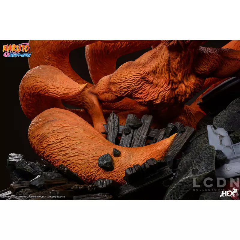 Naruto Shippuden Battle of destiny Statue Namikaze Minato vs Kurama HEX Collectibles 58cm