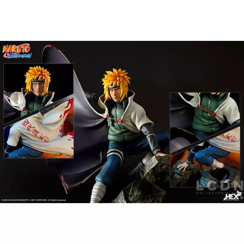 Naruto Shippuden Battle of destiny Statue Namikaze Minato vs Kurama HEX Collectibles 58cm