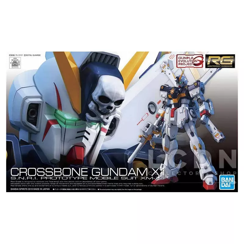 RG Gundam Model Kit 1/144 Crossbone X1 n°31 13cm