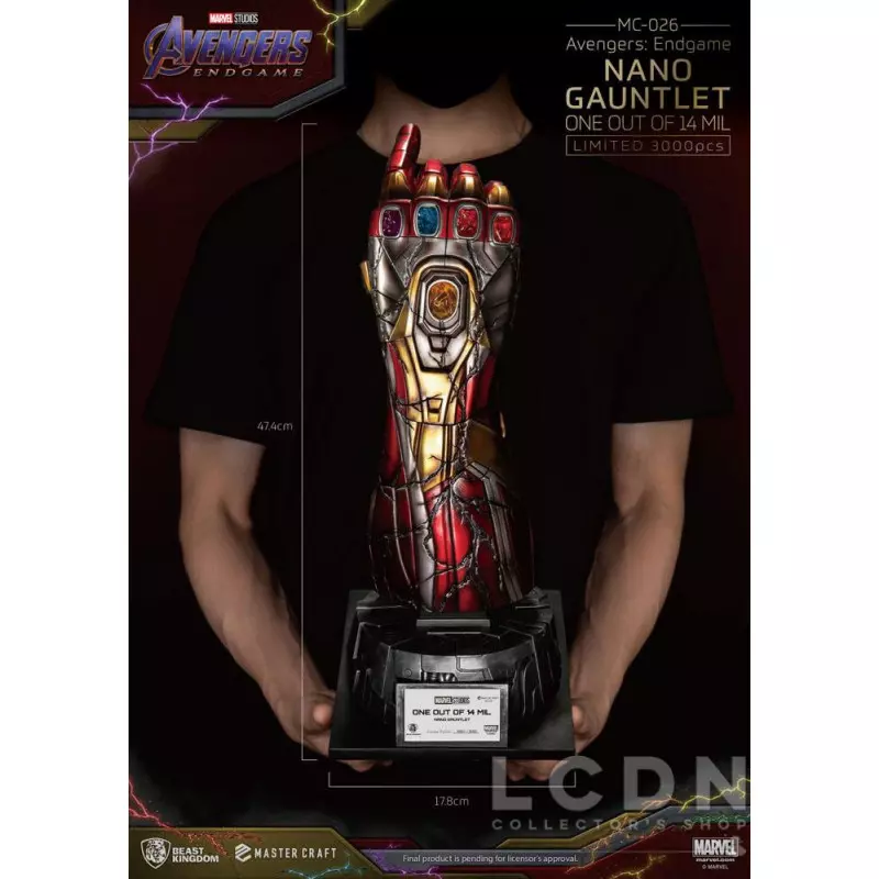 【マスタークラフト】アベンジャーズ ナノ・ガントレット １／１４０００６０５ Amazon.co.jp: ビーストキングダム アベンジャーズ/エンドゲーム/ナノ