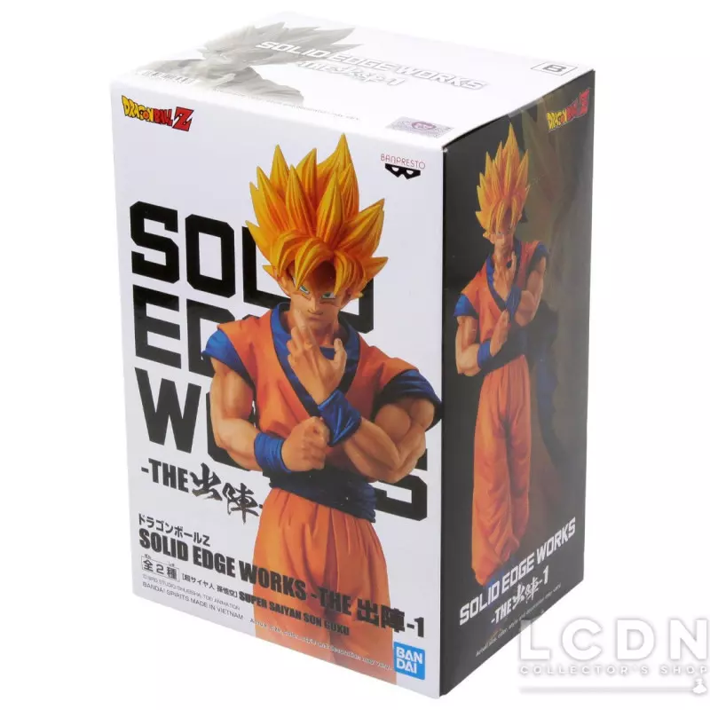 Dragon Ball Z Solid Edge Works PVC Statue Super Saiyan Son Goku 23 cm