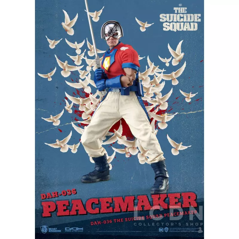 The Suicide Squad Dynamic Action Heroes Action Figurine 1/9 Peacemaker 20cm