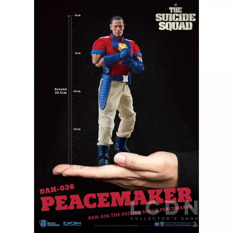 The Suicide Squad Dynamic Action Heroes Action Figurine 1/9 Peacemaker 20cm