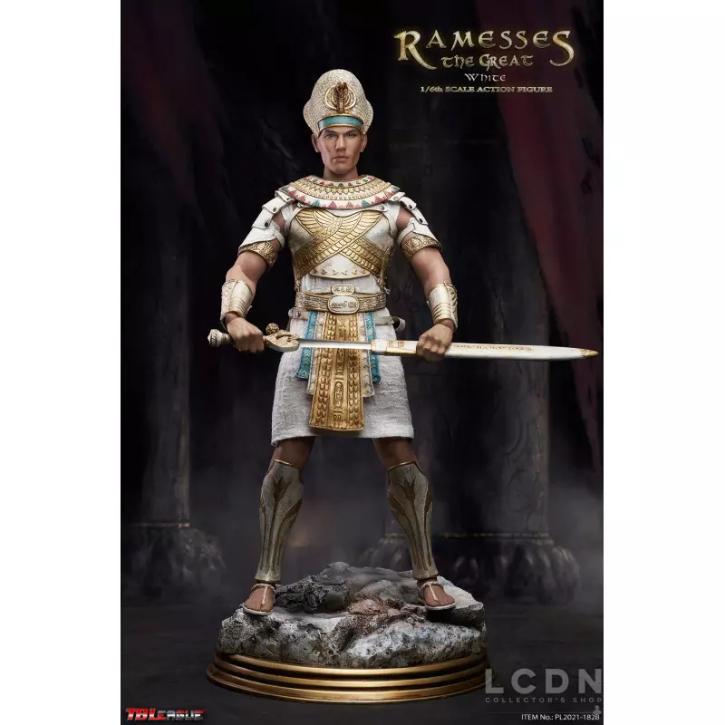 Ramesses the Great Collectible Action Figure 1/6 White Version PL2021-182B  TBLeague