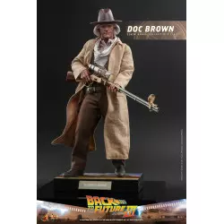 Hot Toys MMS617 Back to the Future Part III Collectible Action Figure 1/6 Doc Brown 31cm