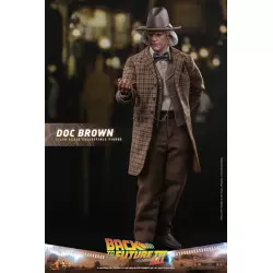 Hot Toys MMS617 Back to the Future Part III Collectible Action Figure 1/6 Doc Brown 31cm