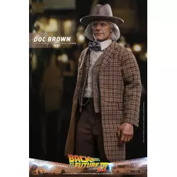 Hot Toys MMS617 Back to the Future Part III Collectible Action Figure 1/6 Doc Brown 31cm