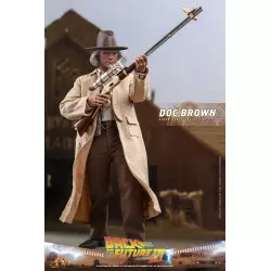 Hot Toys MMS617 Back to the Future Part III Collectible Action Figure 1/6 Doc Brown 31cm