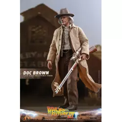 Hot Toys MMS617 Back to the Future Part III Collectible Action Figure 1/6 Doc Brown 31cm