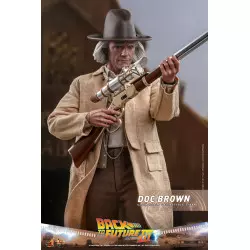 Hot Toys MMS617 Back to the Future Part III Collectible Action Figure 1/6 Doc Brown 31cm