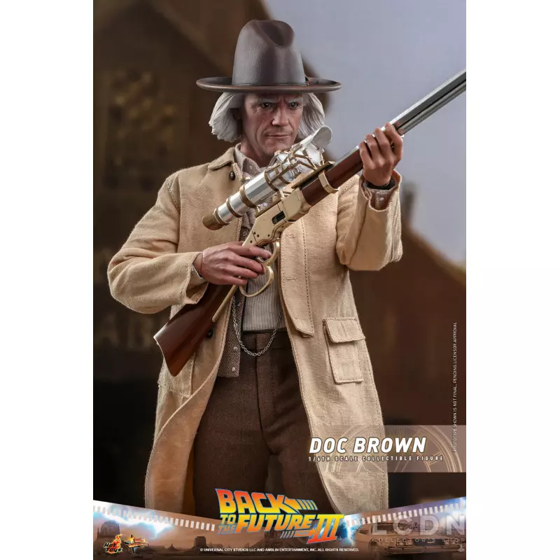 Hot Toys MMS617 Back to the Future Part III Collectible Action Figure 1/6 Doc Brown 31cm