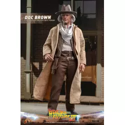 Hot Toys MMS617 Back to the Future Part III Collectible Action Figure 1/6 Doc Brown 31cm