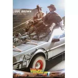 Hot Toys MMS617 Back to the Future Part III Collectible Action Figure 1/6 Doc Brown 31cm