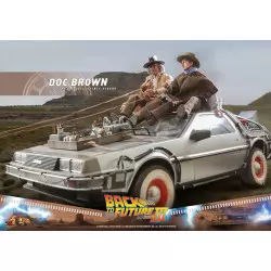 Hot Toys MMS617 Back to the Future Part III Collectible Action Figure 1/6 Doc Brown 31cm