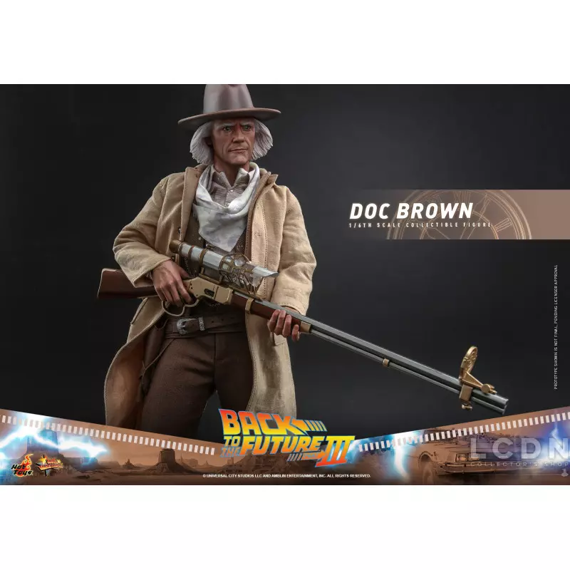 Hot Toys MMS617 Back to the Future Part III Collectible Action Figure 1/6 Doc Brown 31cm