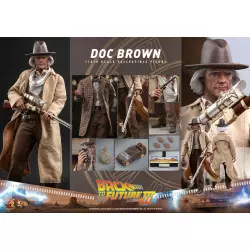 Hot Toys MMS617 Back to the Future Part III Collectible Action Figure 1/6 Doc Brown 31cm