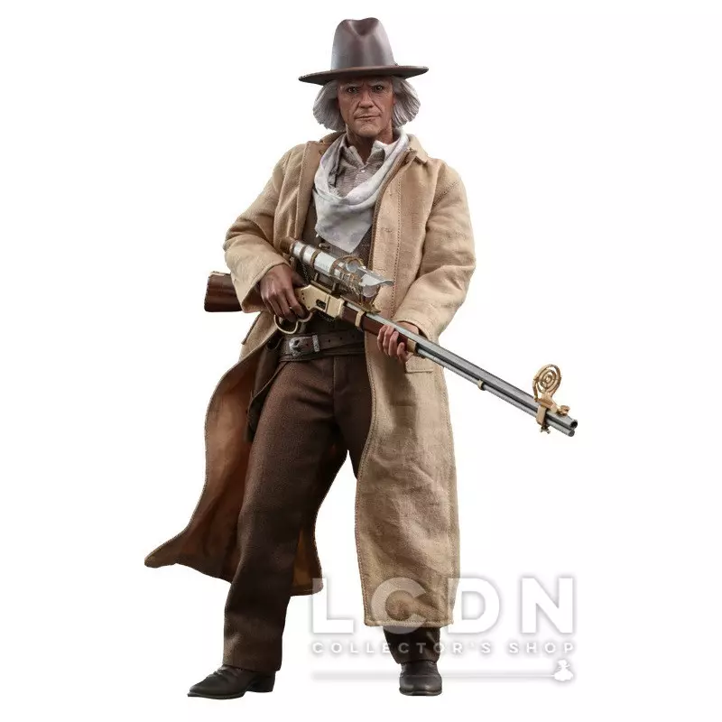 Hot Toys MMS617 Retour vers le Futur Part III (Back to the Future Part III) Collectible Action Figurine 1/6 Doc Brown 31cm