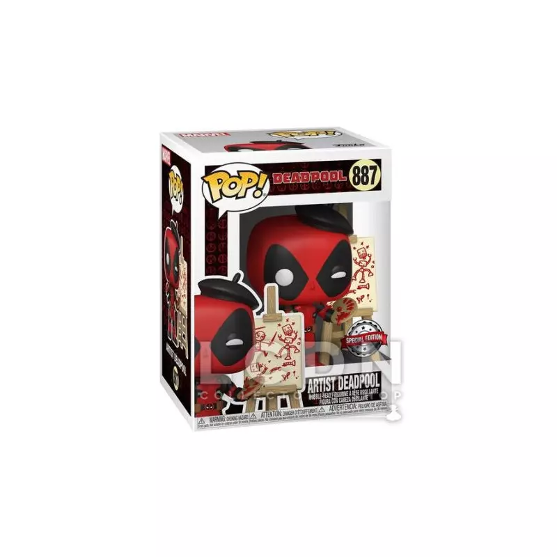 Funko POP Deadpool As French Painter Exclusive Multicolor