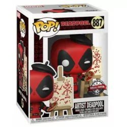 Deadpool POP! Marvel Deadpool as French Painter US Exclusive Special Edition N°887