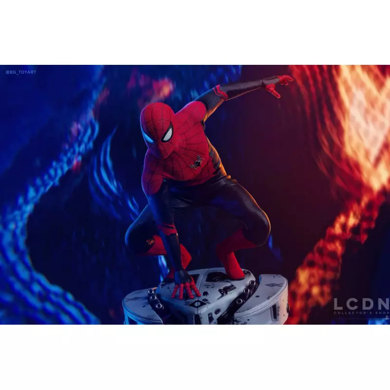 Hot Toys MMS542 Spider-Man: Far From Home Spider-Man Upgraded Suit Tom Holland 1/6 Collectible Figurine 28.5cm (Boite Scellé)