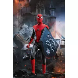 Hot Toys MMS542 Spider-Man: Far From Home Spider-Man Upgraded Suit Tom Holland 1/6 Collectible Figurine 28.5cm (Boite Scellé)