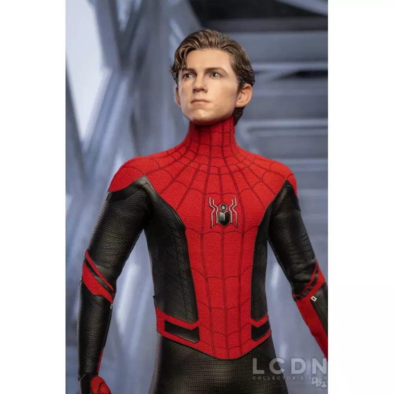 Hot Toys MMS542 Spider-Man: Far From Home Spider-Man Upgraded Suit Tom Holland 1/6 Collectible Figurine 28.5cm (Boite Scellé)