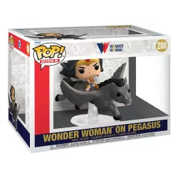 Wonder Woman 80th Anniversary POP! Rides Wonder Woman on Pegasus Vinyle Figurine 15cm N°280