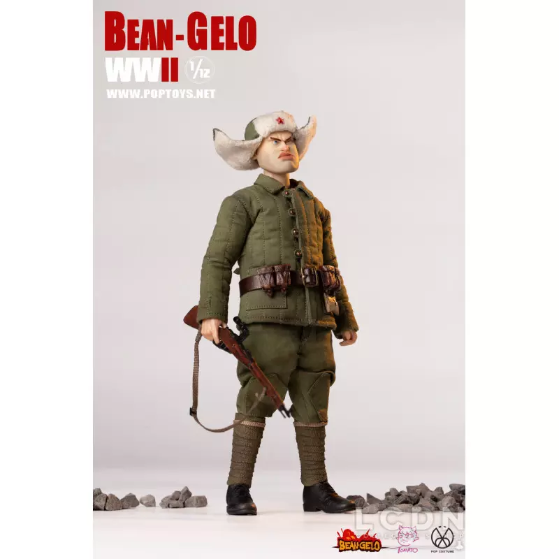 WWII Bean Gelo Action Figure 1/12 Sniper Zhuang POPTOYS BGS020