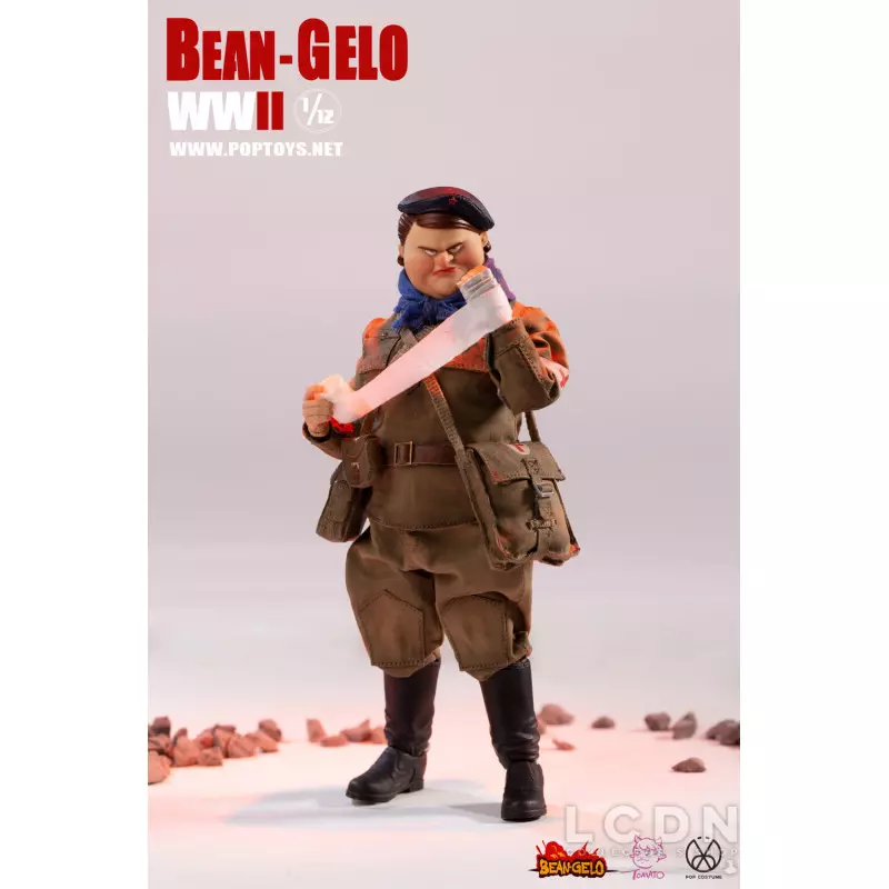 WWII Bean Gelo Action Figure 1/12 Fat sister POPTOYS BGS021 WWII Bean Gelo Action Figure 1/12 Fat sister POPTOYS BGS021