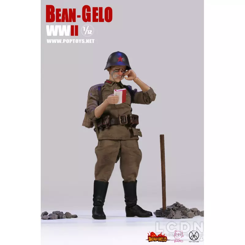 POPTOYS 1/12 Bean Gelo 第八弾 WW2 Bruno POPTOYS BEAN GELO WWII Bruno BGS032 1/12 Scale Action Figure