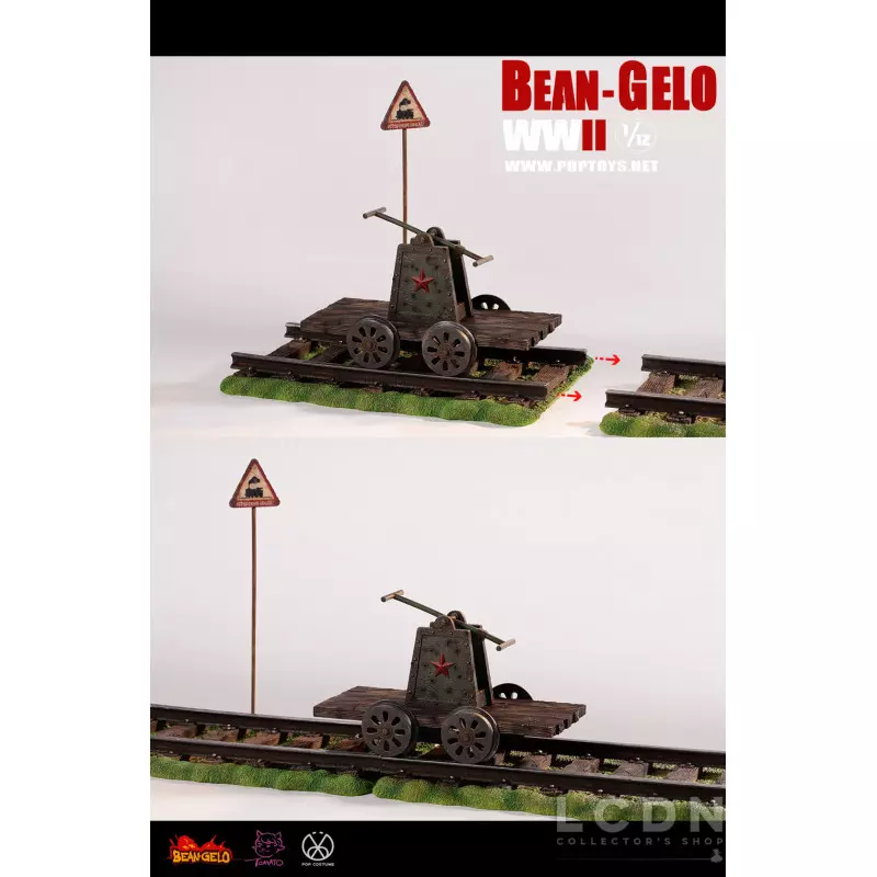 Scene Props Series Diorama 1/12 Rail Car Rail Scene POPTOYS SPS001