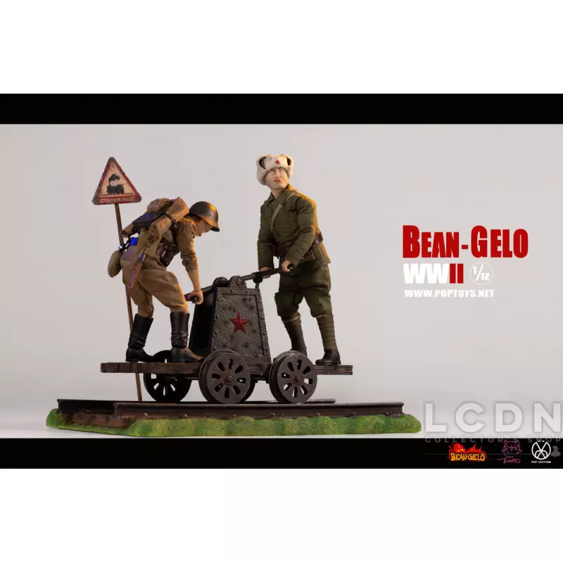 Scene Props Series Diorama 1/12 Rail Car Rail Scene POPTOYS SPS001