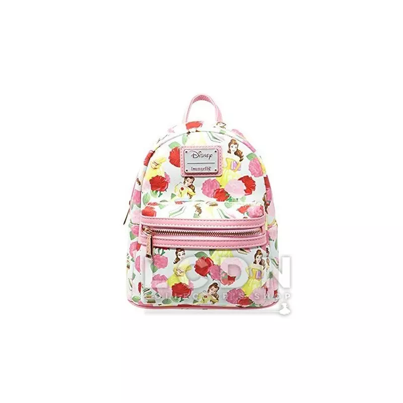 Disney Sac dos La Belle et la B te Rose AOP Exclusive 23cm