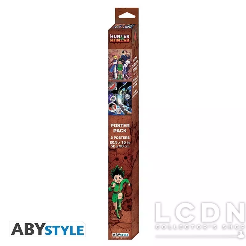 Hunter X Hunter Pack de 2 Posters &quot;Groupe&quot; 52x38cm