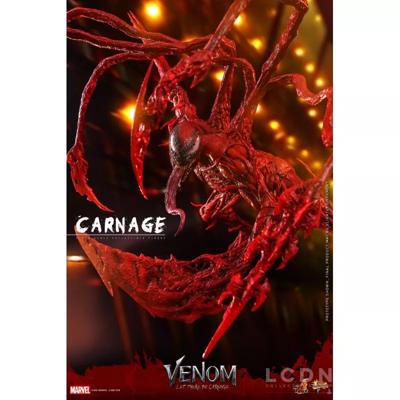 Hot Toys MMS619 Venom: Let There Be Carnage Collectible Action Figurine 1/6 Carnage 43cm