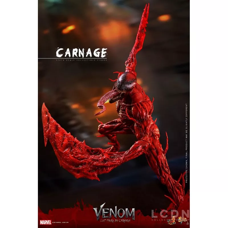 Hot Toys MMS619 Venom: Let There Be Carnage Collectible Action Figurine 1/6 Carnage 43cm