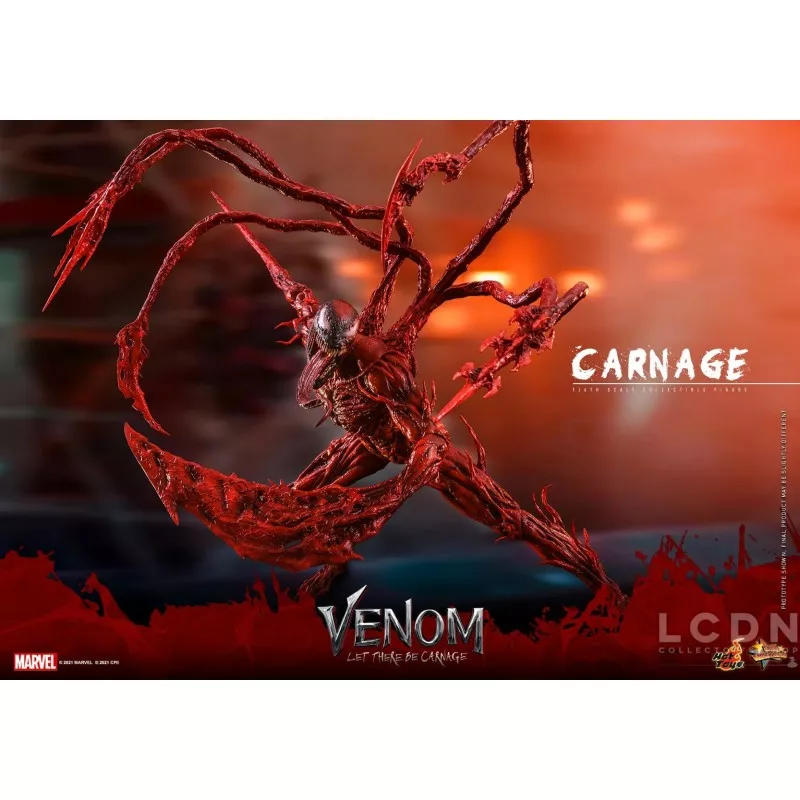 Hot Toys MMS619 Venom: Let There Be Carnage Collectible Action Figurine 1/6 Carnage 43cm