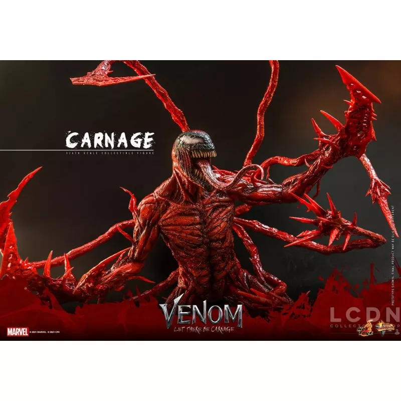 Hot Toys MMS619 Venom: Let There Be Carnage Collectible Action Figurine 1/6 Carnage 43cm