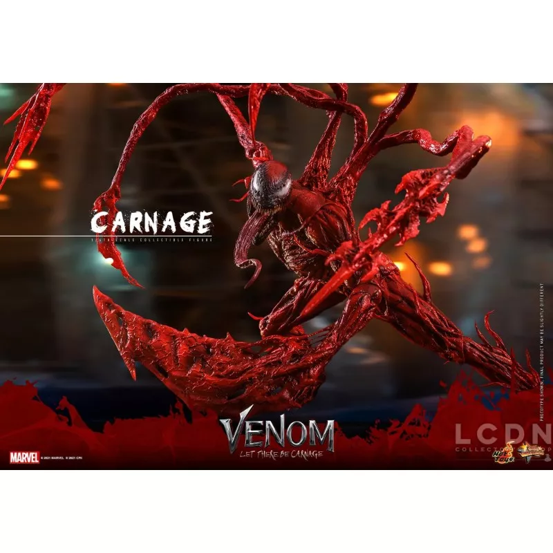 Hot Toys MMS619 Venom: Let There Be Carnage Collectible Action Figurine 1/6 Carnage 43cm